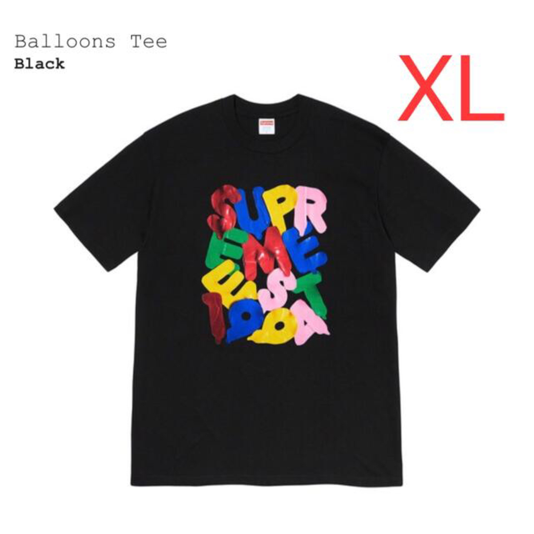 【黒XL】Balloons Tee  SUPREME
