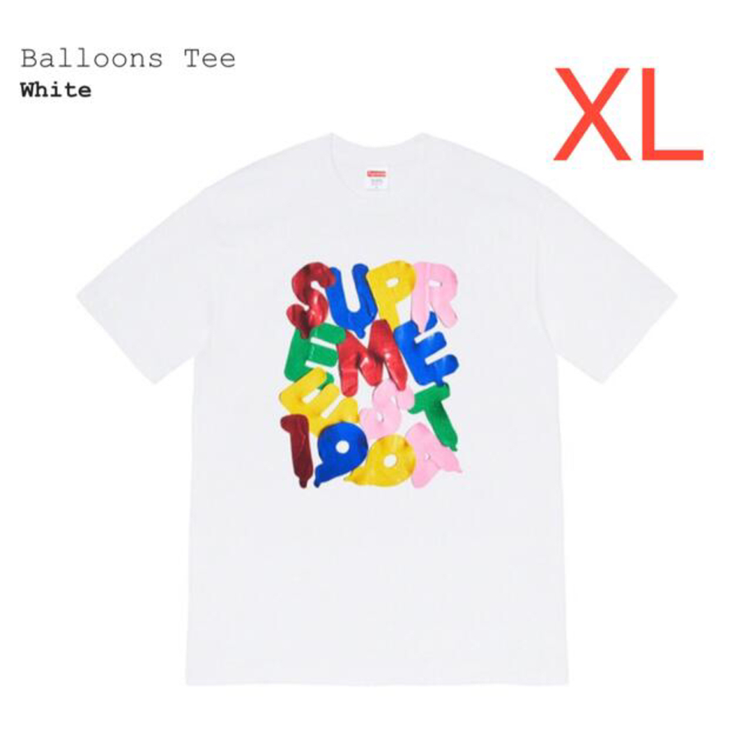 【白XL】Balloons Tee  SUPREME