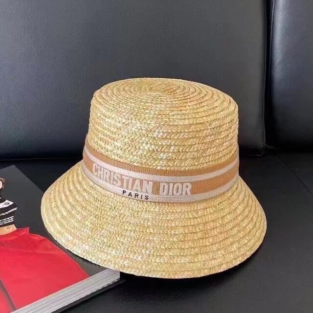 ストローハット Dior-