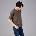 【グレー】サッカー トリコット 半袖 Vネック Tシャツ