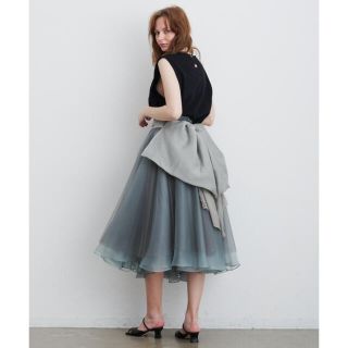 くすみ水色 新品未使用タグ付き la belle Etude BIGリボンOdette
