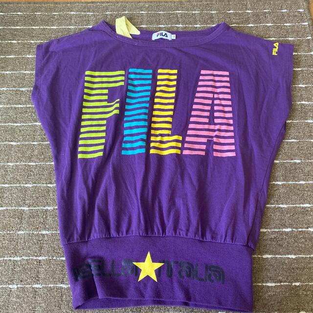 FILA(フィラ)のFILA シャツ140 ダンス キッズ/ベビー/マタニティのキッズ服女の子用(90cm~)(Tシャツ/カットソー)の商品写真