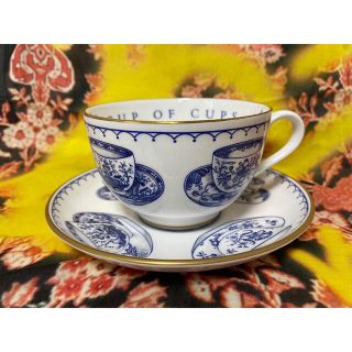 ロイヤルウースター(Royal Worcester)のロイヤルウースター　CUP OF CUP カップ&ソーサー　チャイナ柄(食器)