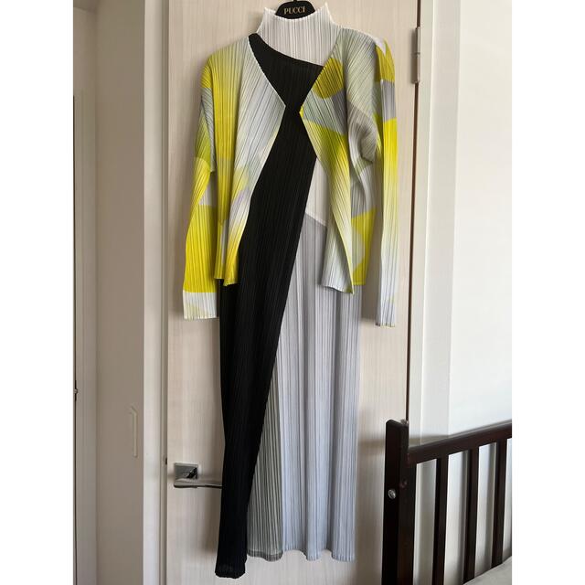 PLEATSPLEASE ISSEYMIYAKE ワンピース コラージュ 1
