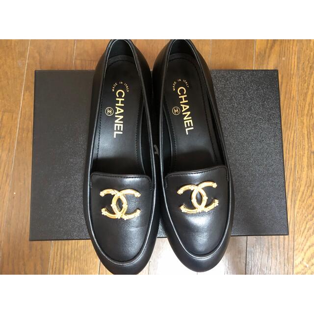 低価格 CHANEL - Chanel loafers シャネル　シューズ　G35894 ローファー+革靴