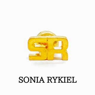 ソニアリキエル(SONIA RYKIEL)のソニアリキエル SRロゴピンブローチ(ブローチ/コサージュ)