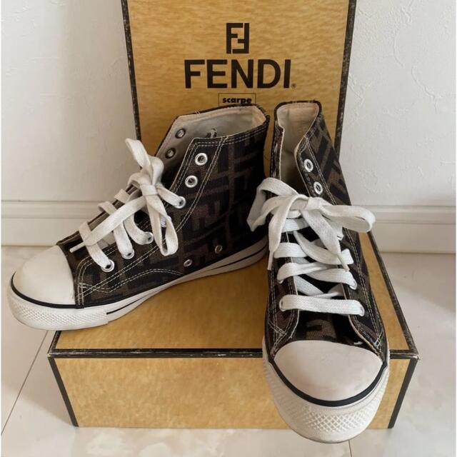 FENDI - FENDI スニーカー 美品 ハイカット 35(22.5〜23cm)の通販 by