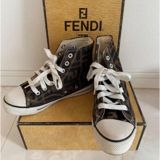 フェンディ(FENDI)のFENDI スニーカー 美品 ハイカット 35(22.5〜23cm)(スニーカー)