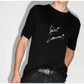 サンローラン ロゴTシャツ Tシャツ・カットソー(メンズ)の通販 100点 ...