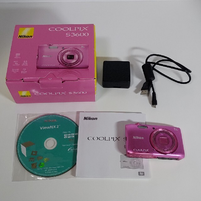 Nikon - デジカメ Nikon COOLPIX S3600 アザレアピンクの通販 by