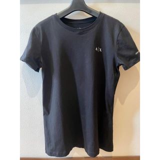 アルマーニエクスチェンジ(ARMANI EXCHANGE)の試着のみ☆アルマーニ Tシャツ ブラック レディース Mサイズ(Tシャツ(半袖/袖なし))