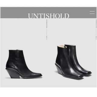 UNTISHOLD Naty -5 Leather / Black(ブーツ)