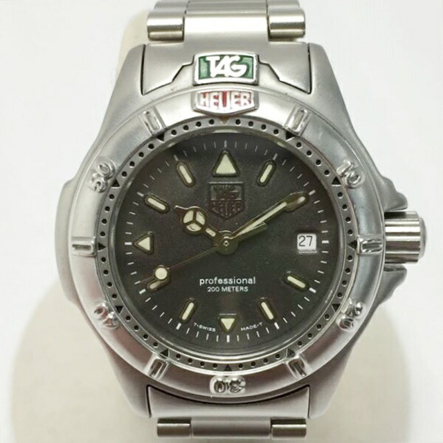 ☆☆TAG HEUER タグホイヤー プロフェッショナル200 4000シリーズ WF1411-0 グレー クォーツ レディース 腕時計