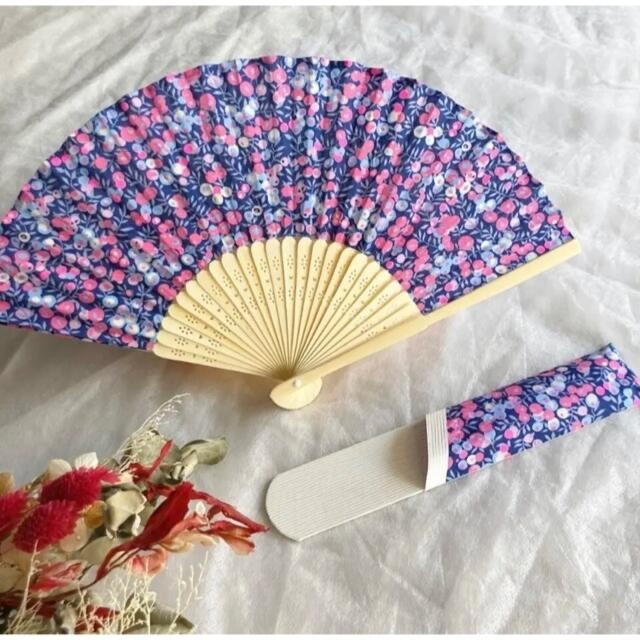 最大86%オフ! LIBERTY生地使用 handmade 御扇子セット ienomat.com.br