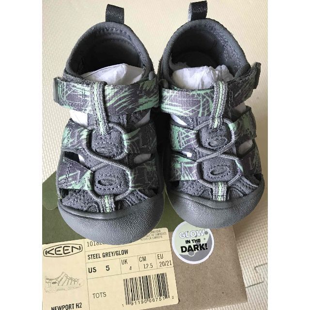 KEEN(キーン)のキーン　KEEN サンダル12.5cm　カモフラージュ柄 ほぼ未使用 キッズ/ベビー/マタニティのベビー靴/シューズ(~14cm)(サンダル)の商品写真