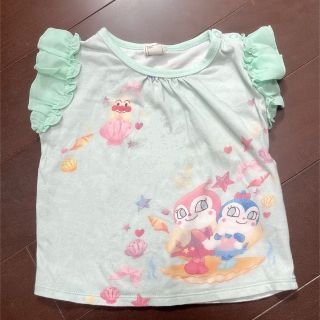 アンパンマン(アンパンマン)の美品　ドキンちゃん　袖フリル　シャツ(Tシャツ/カットソー)