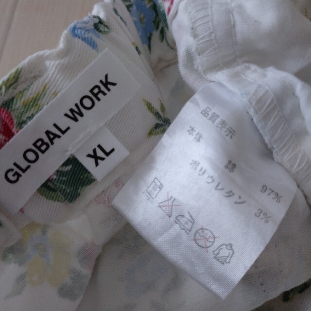 GLOBAL WORK(グローバルワーク)のグローバルワーク キッズ ショートパンツ 2点セット キッズ/ベビー/マタニティのキッズ服女の子用(90cm~)(パンツ/スパッツ)の商品写真