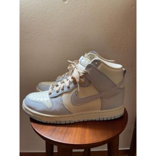 ナイキ(NIKE)のかす様専用　NIKE DUNK HIGH 24cm フットボールグレー(スニーカー)