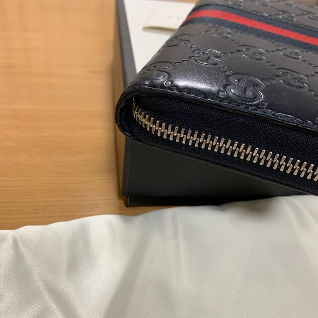 GUCCI グッチシマ ニューウェブ 長財布 ラウンドジップ