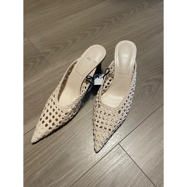 ZARA★新品未使用 メッシュハイヒールシューズ パンプス サンダル ミュール ZARA☆新品未使用 メッシュハイヒールシューズ パンプス