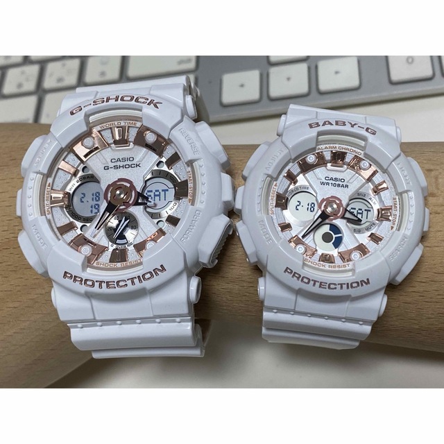 G-SHOCK(ジーショック)のG-SHOCK/ラバコレ/ペア/baby-g/限定/2020年/デジアナ/デカG メンズの時計(腕時計(デジタル))の商品写真