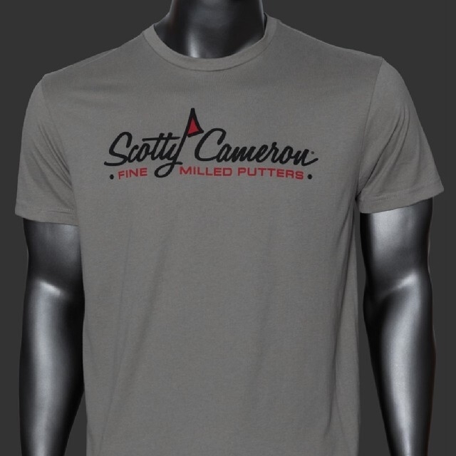 Scotty Cameron(スコッティキャメロン)のスコッティキャメロン Tシャツ SC Pin Flag Gray Size M スポーツ/アウトドアのゴルフ(ウエア)の商品写真