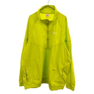 ナイキ(NIKE)のNIKE ナイキ 20AW × STUSSYWindrunner in Bright Cactus ステューシー ハーフジップ ナイロン プルオーバー ジャケットイエロー CT4310-308(フライトジャケット)