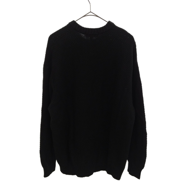 SUPREME シュプリーム 20AW Textured Small Box Sweater テクスチャード スモールボックスロゴ クルーネックニットセーター ブラック 1