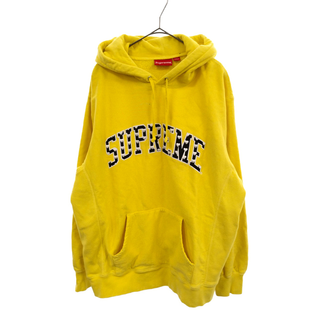 SUPREME シュプリーム 21SS Hearts Arc Hooded Sweatshirt ハーツアークフーデッドスウェットシャツ フーディ パーカー トレーナー イエロー