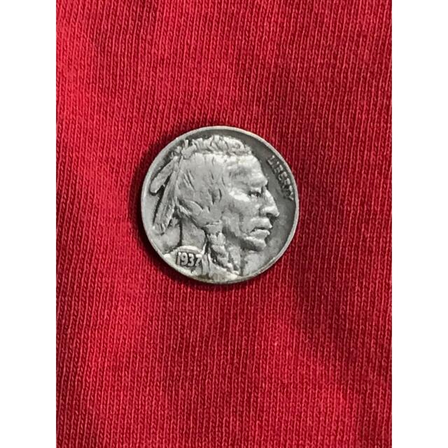 アンティークコイン 1937 バッファローニッケル 5セント硬貨 アメリカの通販 by Nekocyanism☆｜ラクマ