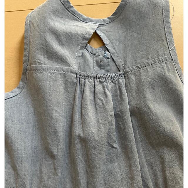 120センチ ノースリーブワンピース キッズ/ベビー/マタニティのキッズ服女の子用(90cm~)(ワンピース)の商品写真