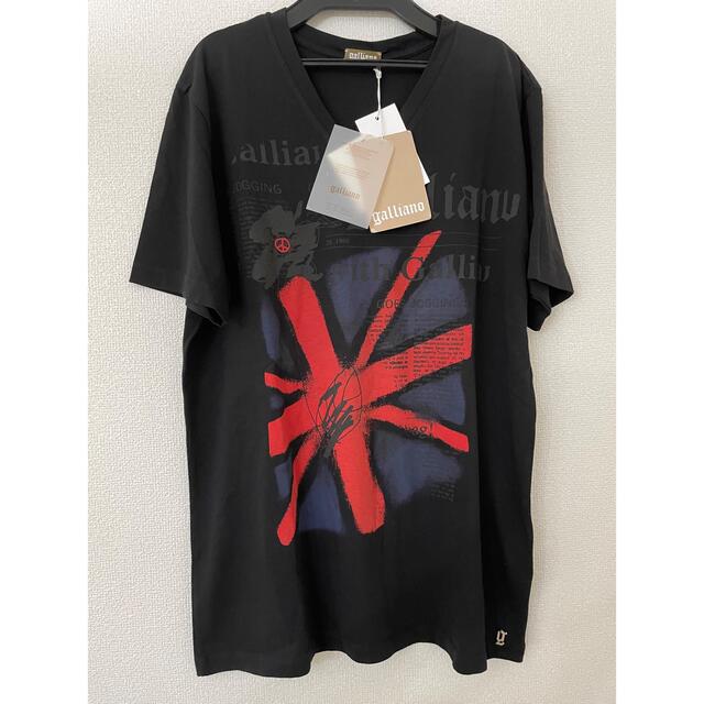 新品 ジョンガリアーノJohnGalliano Vネック Tシャツ M - Tシャツ