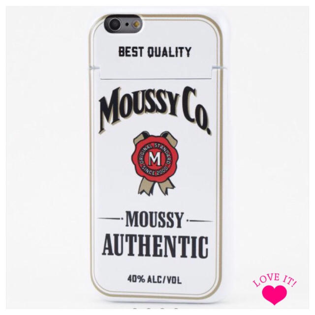 moussy(マウジー)のアイホンケース スマホ/家電/カメラのスマホアクセサリー(iPhoneケース)の商品写真