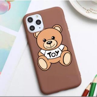 モスキーノ(MOSCHINO)のiPhone 11Pro シリコンケース　クマ(iPhoneケース)