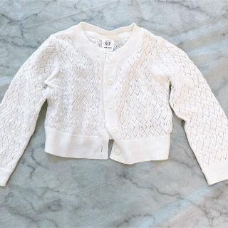 ベビーギャップ(babyGAP)のギャップベビー　ベビーカーディガン　ベビー服80(カーディガン/ボレロ)