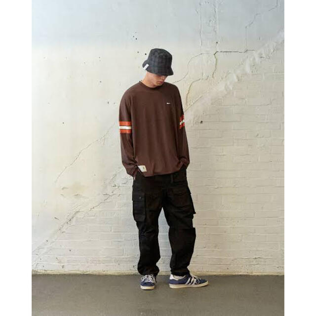 DESCENDANT(ディセンダント)のDESCENDANT SACK JERSEY LS brown 1 S  メンズのトップス(Tシャツ/カットソー(七分/長袖))の商品写真