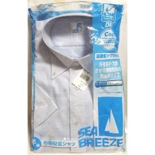 SEA BREEZE - シーブリーズ　ワイシャツ　半袖　M(39)　形状安定　軽量素材　クールマックス