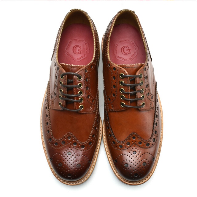 グレンソン　GRENSON ウイングチップ　極美品　サイズ7 購入59800円