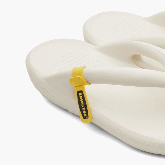 TAW&TOE FlipFlopZEROVITYBIO OFFWHITE26cm