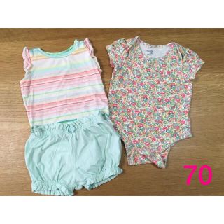 ベビーギャップ(babyGAP)のbaby GAP ロンパース　70cm  おまとめセット　①(ロンパース)