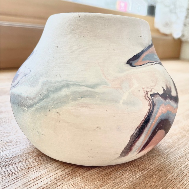 nemadji pottery vase ネマージ　インディアン　花瓶 2