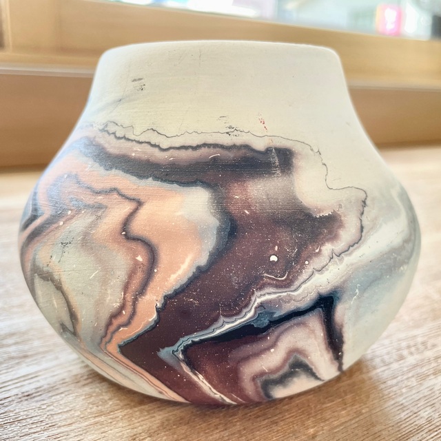 nemadji pottery vase ネマージ　インディアン　花瓶 3