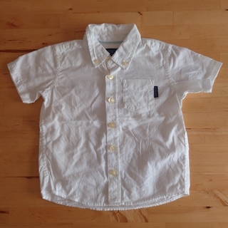 ニシマツヤ(西松屋)の西松屋　クラッシック　半袖ワイシャツ　ホワイト　95(Tシャツ/カットソー)