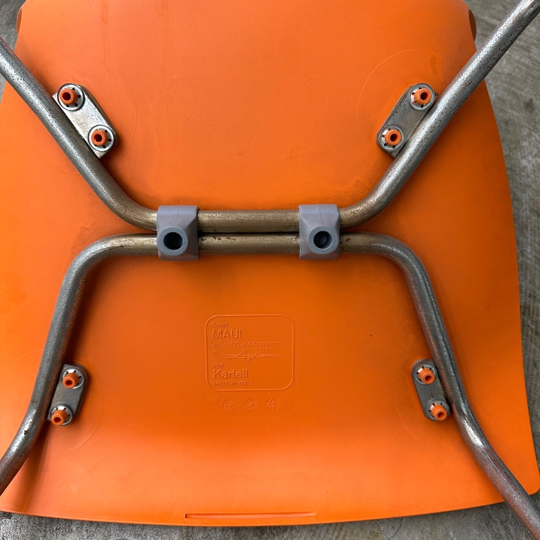 kartell(カルテル)のKartell MAUI chai orange インテリア/住まい/日用品の椅子/チェア(ダイニングチェア)の商品写真