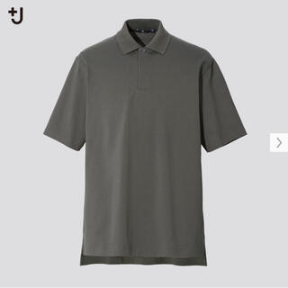 ユニクロ(UNIQLO)の美品 オリーブ ユニクロ+Jリラックスフィットポロシャツ sサイズ(ポロシャツ)