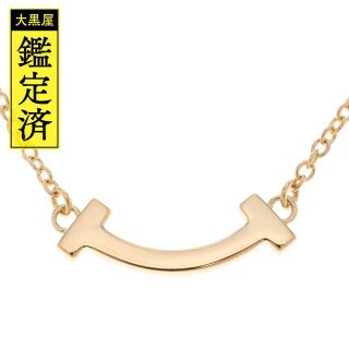 ティファニー(Tiffany & Co.)のティファニー　Tスマイル　ミニ　ネックレス　YG　約2.3g　【430】(ネックレス)