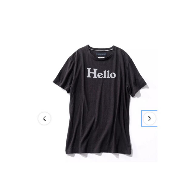 ロゴTシャツ美品❤︎マディソンブルー  Hello ハロー　Tシャツ　ロゴ　ブラックネイビー