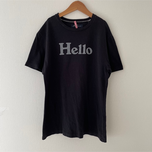 美品❤︎マディソンブルー  Hello ハロー　Tシャツ　ロゴ　ブラックネイビー