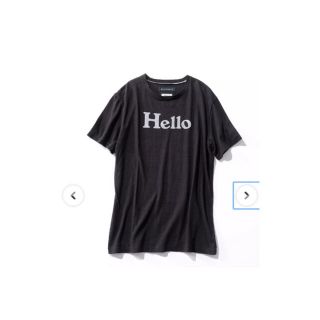 美品❤︎マディソンブルー  Hello ハロー　Tシャツ　ロゴ　ブラックネイビー