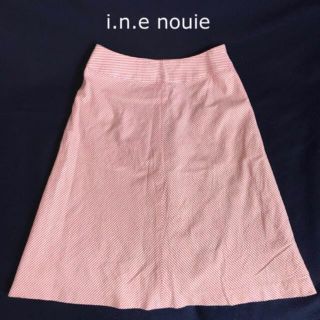 インエ(i.n.e)のインエヌイ i.n.e nouie  台形 スカート レディース インエ 夏(ひざ丈スカート)